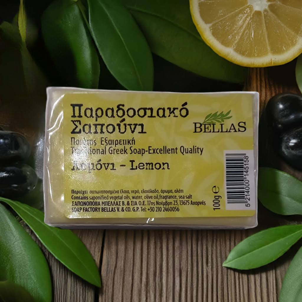 Olivenölseife mit Zitrone aus Kreta