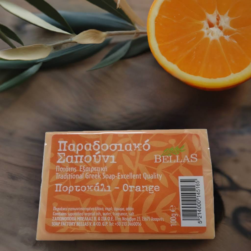 Olivenölseife mit Orange aus Kreta